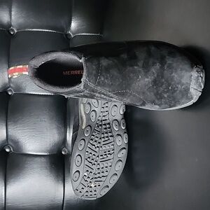 Merrell Jungle Moc Slip On Shoe Black Midnight Suede Women 9.5